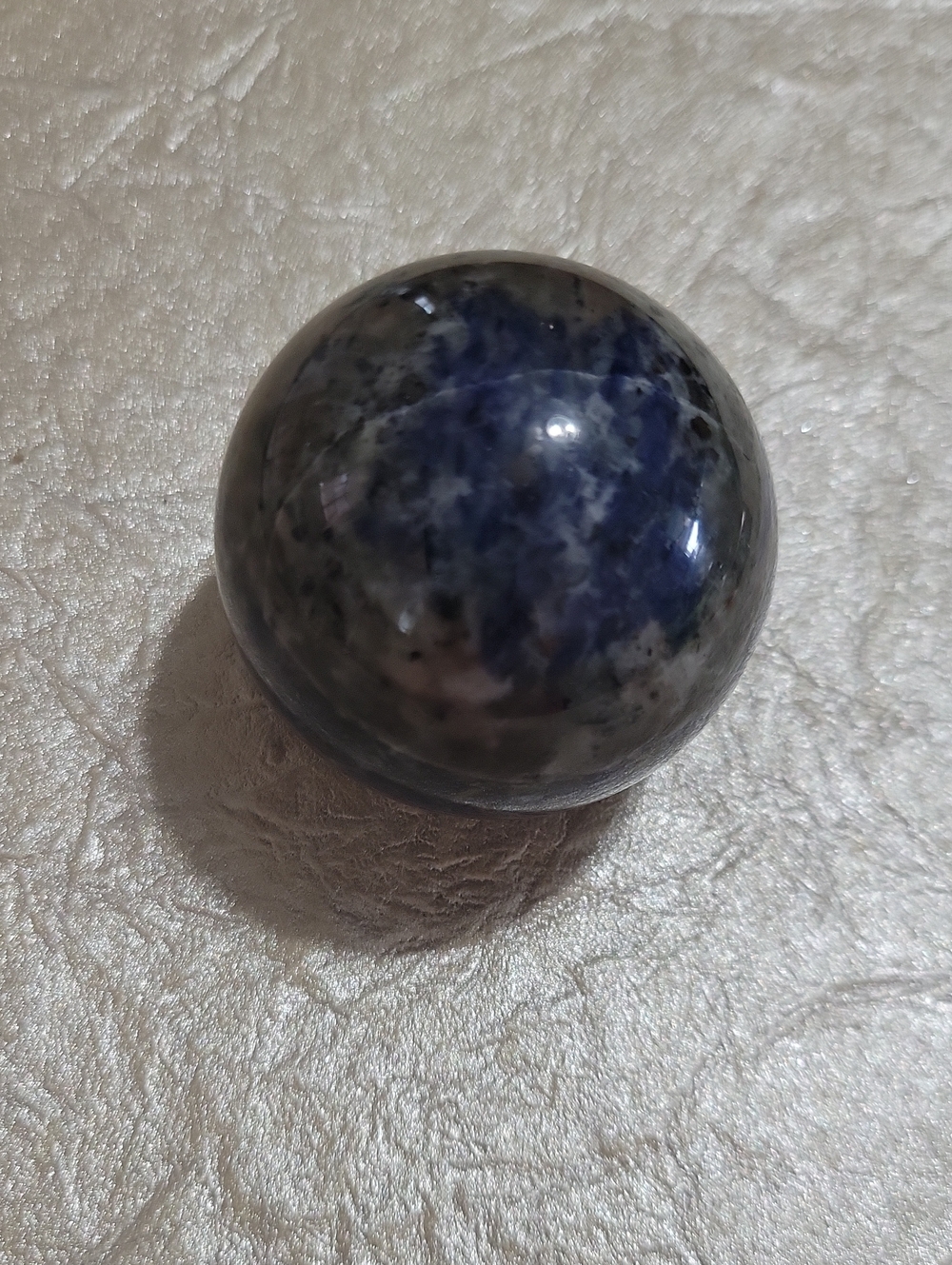 Polished Gemstone Sphere - Soadalite Crystal